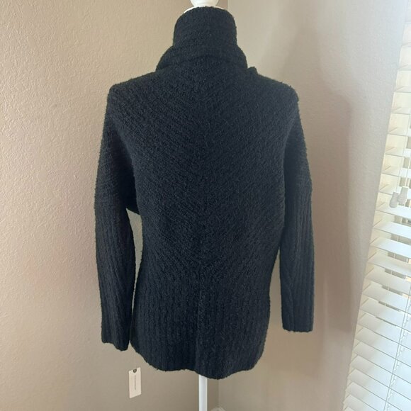 NWT Black Anthropologie Sleeping on Snow Chunky Cardigan - Picture 7 of 11